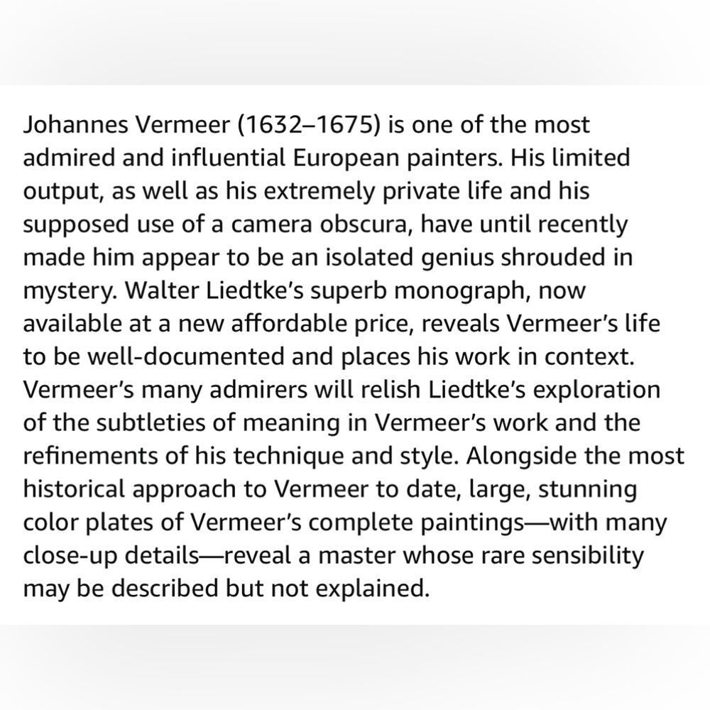 🌺 VERMEER The Complete Painter By Norbert Schneider Hardcovet - Picture 2 of 13